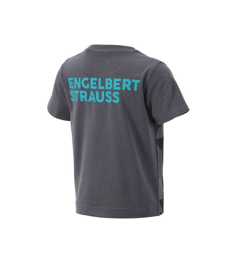 Thèmes: T-Shirt e.s.trail graphic, enfants + noir/anthracite/lapis turquoise 3