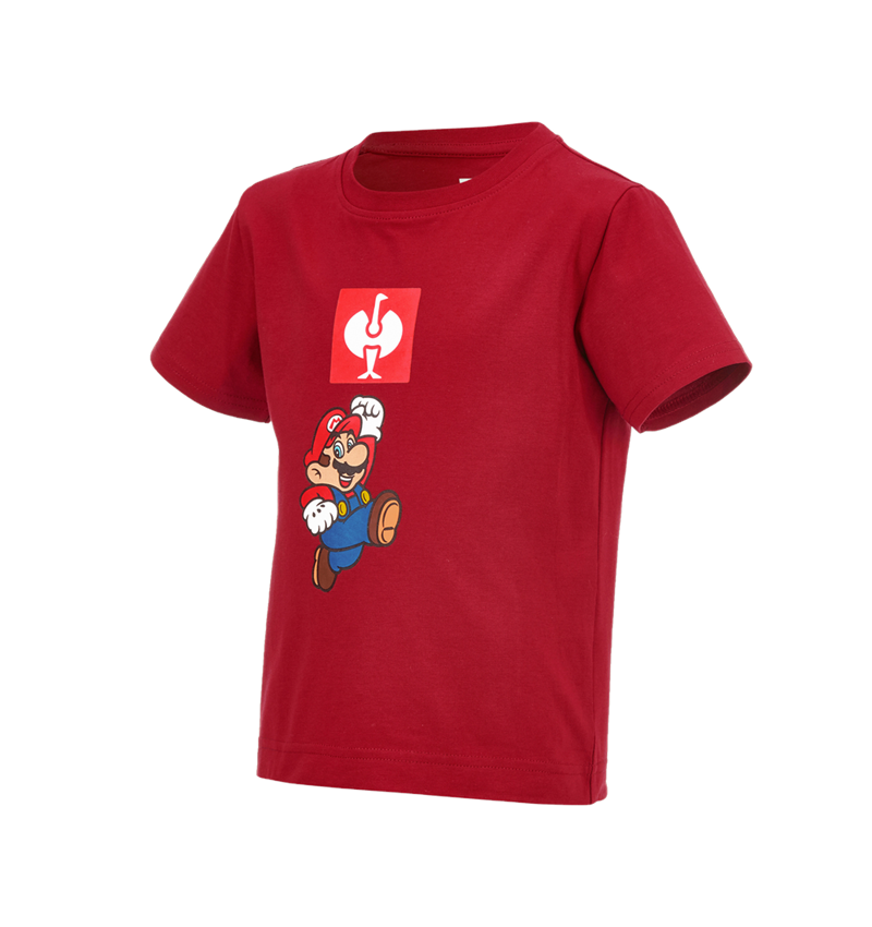 Kollaborationen: Super Mario T-Shirt, Kinder + feuerrot 2