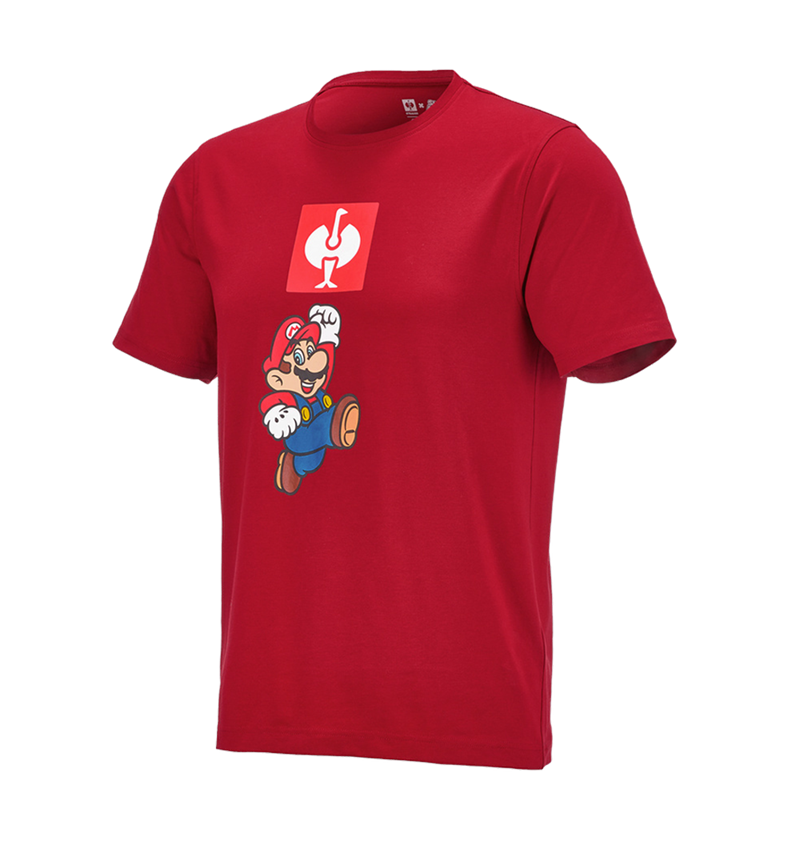 Collaborations: Super Mario T-Shirt, hommes + rouge vif 2