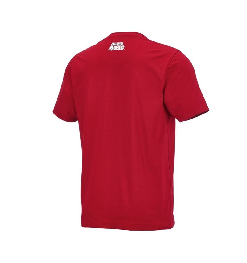 Collaborations: Super Mario T-Shirt, hommes + rouge vif 3