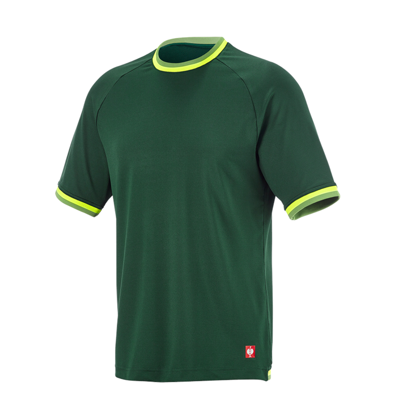 Shirts & Co.: Funktions T-Shirt e.s.ambition + grün/warngelb 6