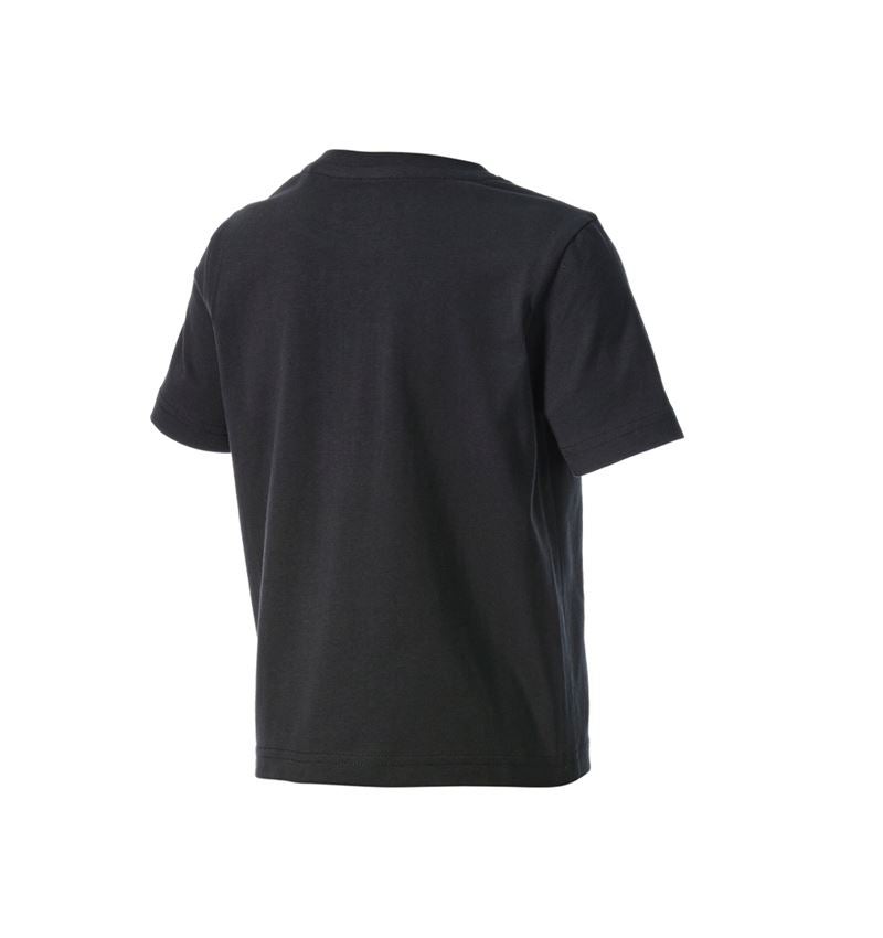 Bekleidung: e.s. T-Shirt strauss works, Kinder + schwarz/weiß 1