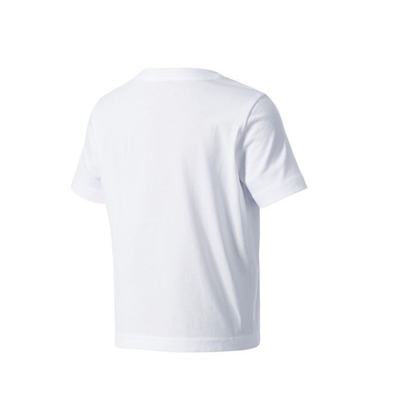 Bekleidung: e.s. T-Shirt strauss works, Kinder + weiß 1