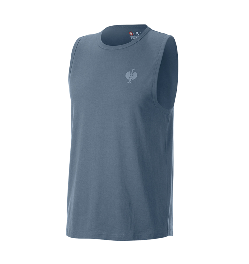 Bekleidung: Athletik-Shirt e.s.iconic + oxidblau 3