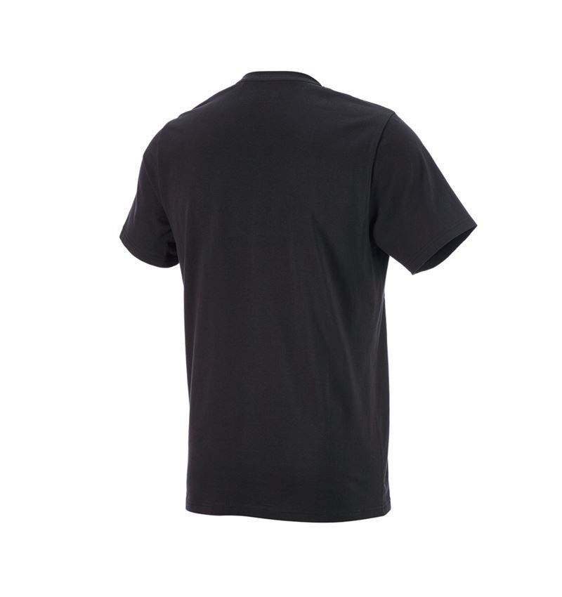 Shirts & Co.: e.s. T-Shirt strauss works + schwarz/weiß 3