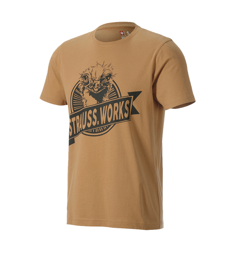 Hauts: T-shirt e.s.iconic works + brun amande 2