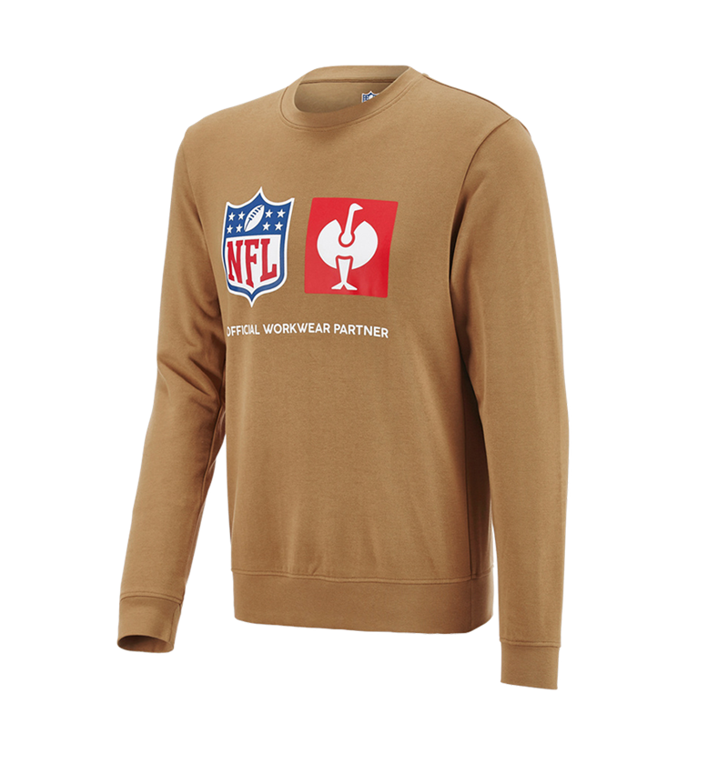 Collaborations: NFL Sweatshirt cotton + brun amande 3