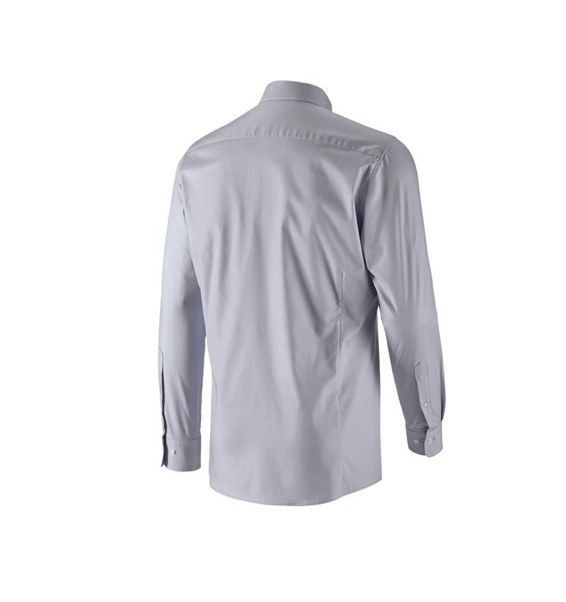 Shirts & Co.: e.s. Business Hemd cotton stretch, slim fit + nebelgrau 5