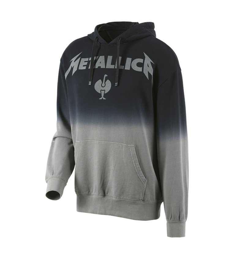 Kollaborationen: Metallica cotton hoodie, men + schwarz/granit 3