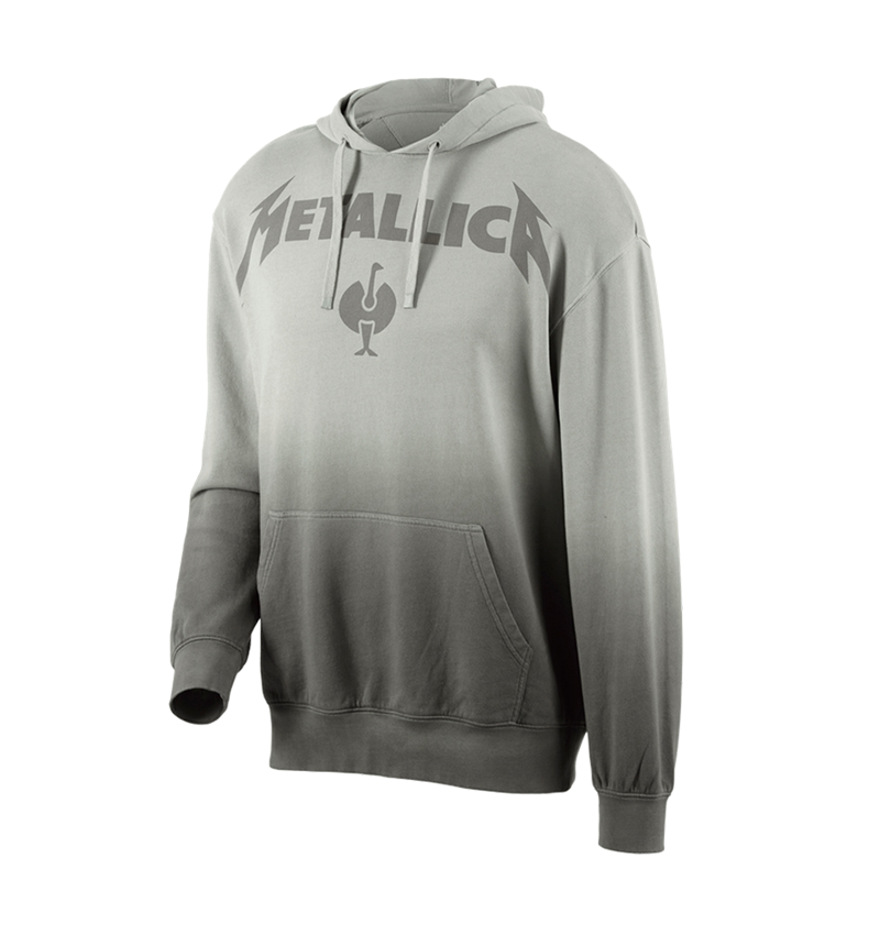 Shirts & Co.: Metallica cotton hoodie, men + magnetgrau/granit 3