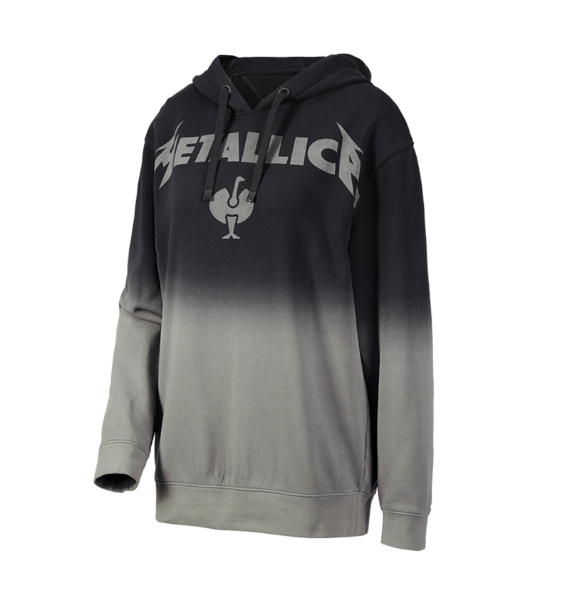 Kollaborationen: Metallica cotton hoodie, ladies + schwarz/granit 3