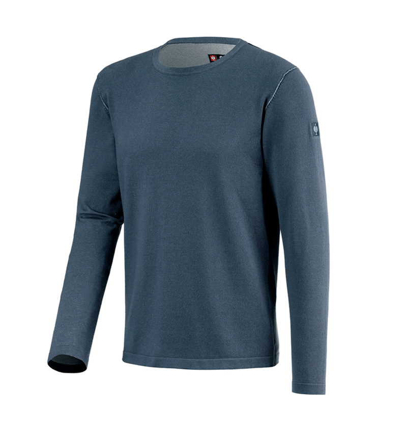 Themen: Strickpullover e.s.iconic + oxidblau 8