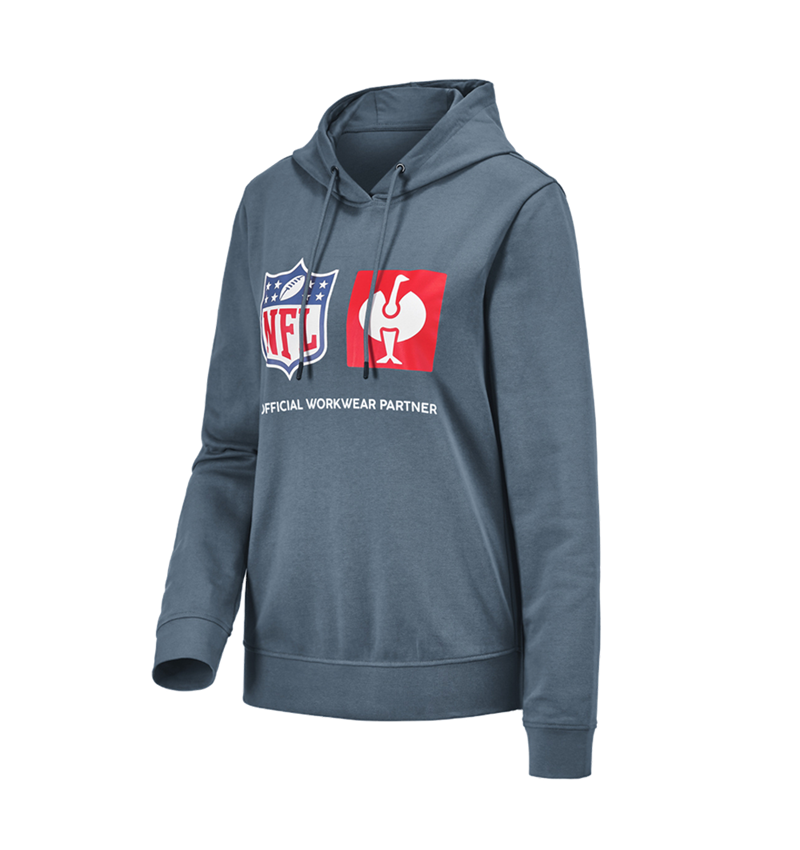 Vêtements: NFL Hoodie cotton, ladies + bleu oxyde 2