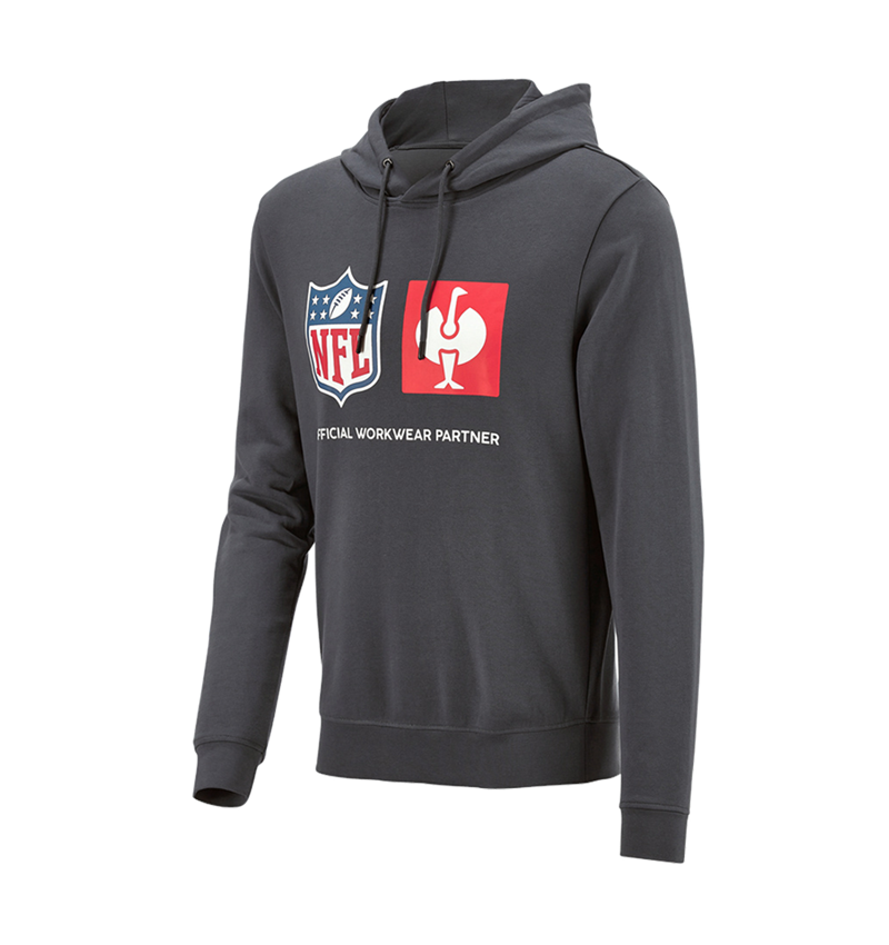 Collaborations: NFL Hoodie cotton + gris carbone 5