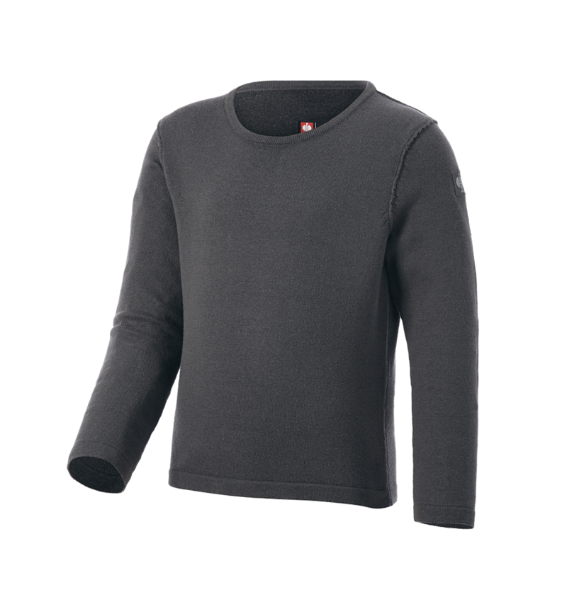 Shirts & Co.: Strickpullover e.s.iconic, Kinder + carbongrau 3