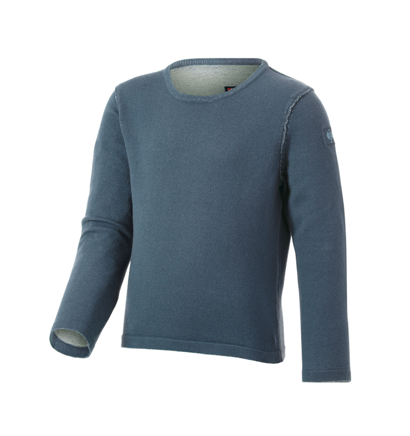 Bekleidung: Strickpullover e.s.iconic, Kinder + oxidblau 8