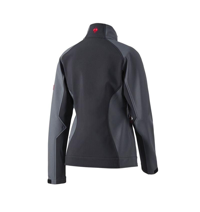 Installateurs / Plombier: Veste Softshell dryplexx® softlight, femmes + graphite/ciment 3