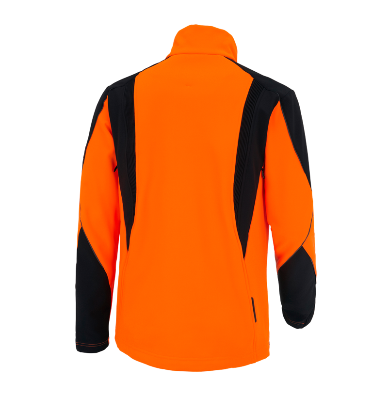 Vêtements sylviculture /anti coupures: Veste de forestier e.s.vision + orange fluo/noir 3