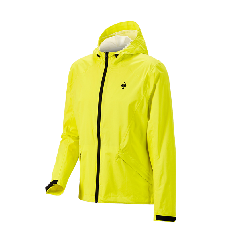 Vestes de travail: Coupe-vent light-pack e.s.trail + jaune acide/noir 3