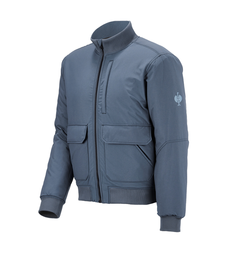 Vestes de travail: Blouson aviateur e.s.iconic + bleu oxyde 6