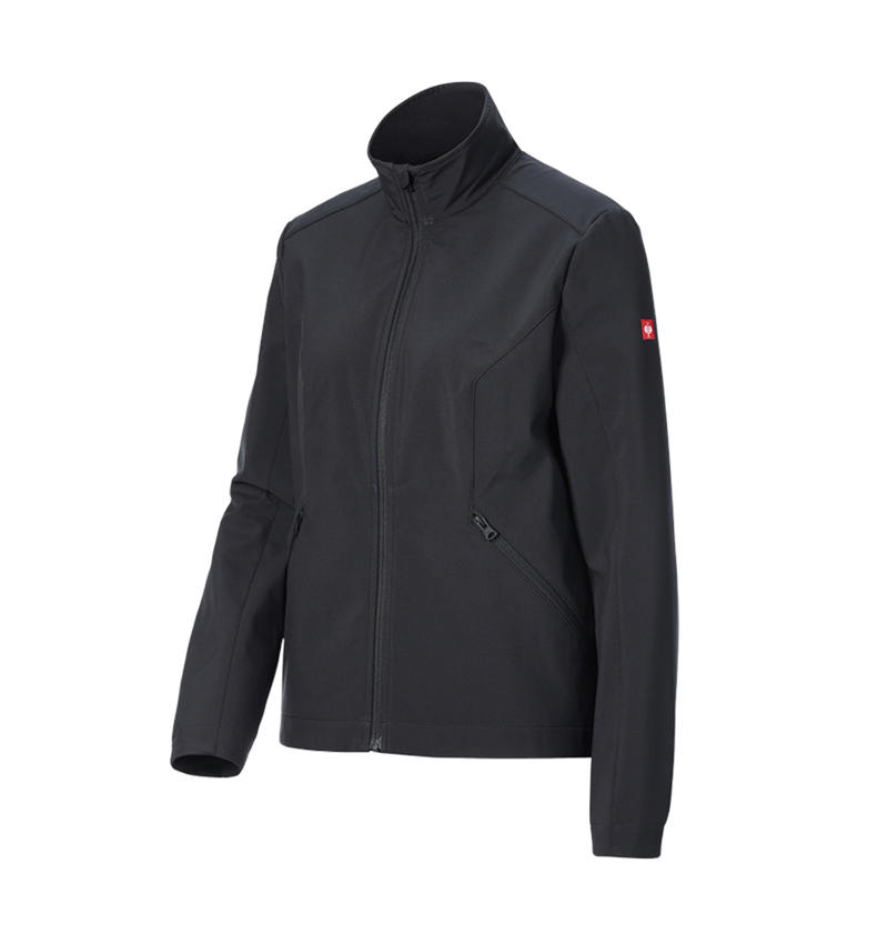 Bekleidung: Softshelljacke e.s.trail pure, Damen + schwarz 5