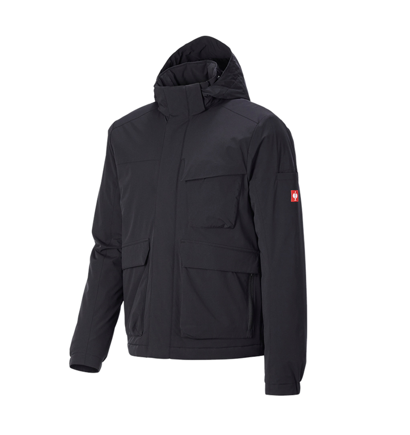 Bekleidung: Winterjacke e.s.trail pure + schwarz 10