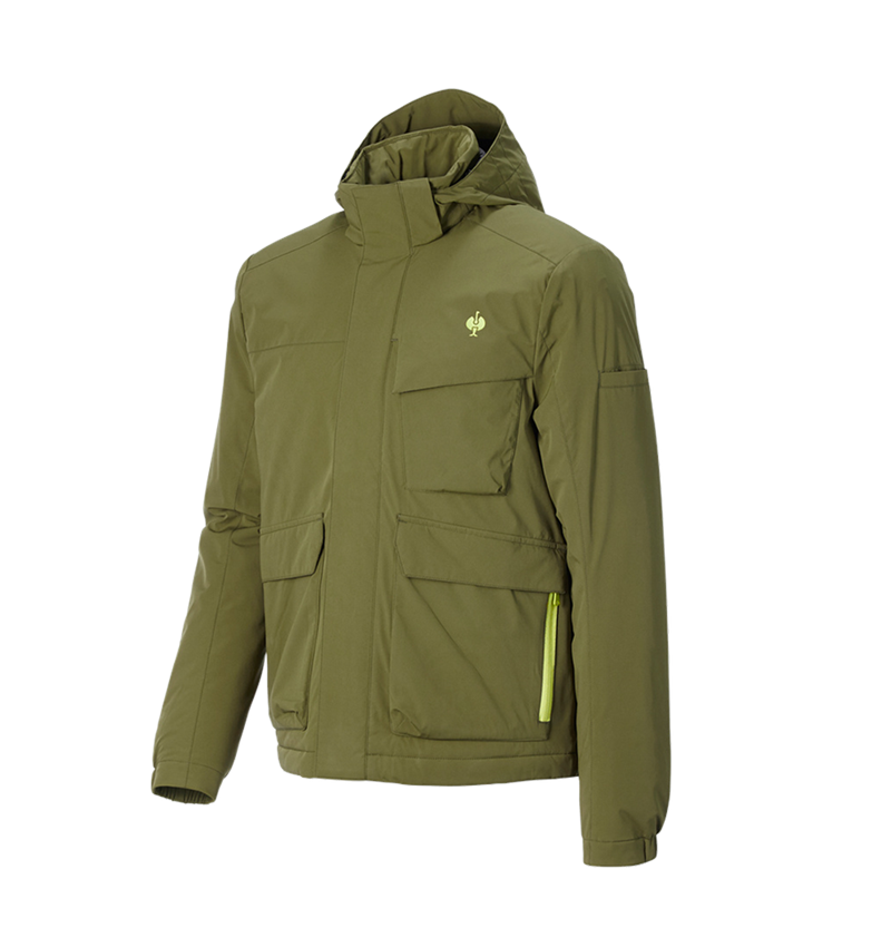 Vestes de travail: Veste d'hiver e.s.trail + vert genévrier/vert citron 5