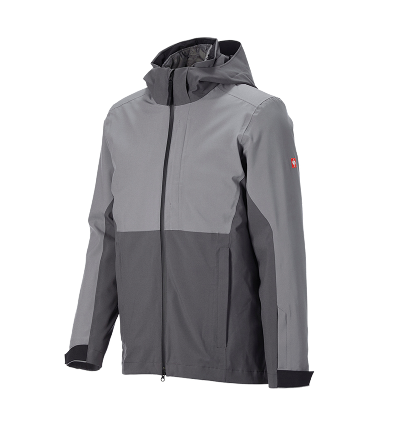 Jacken: 3 in 1 Funktionsjacke e.s.trail snow + carbongrau/basaltgrau 5