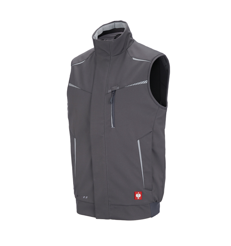 Froid: Giletsoftshell d'hiver e.s.motion 2020 + anthracite/platine