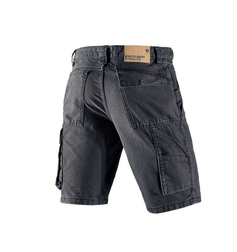 Pantalons de travail: e.s. Short worker en jeans + graphite 1