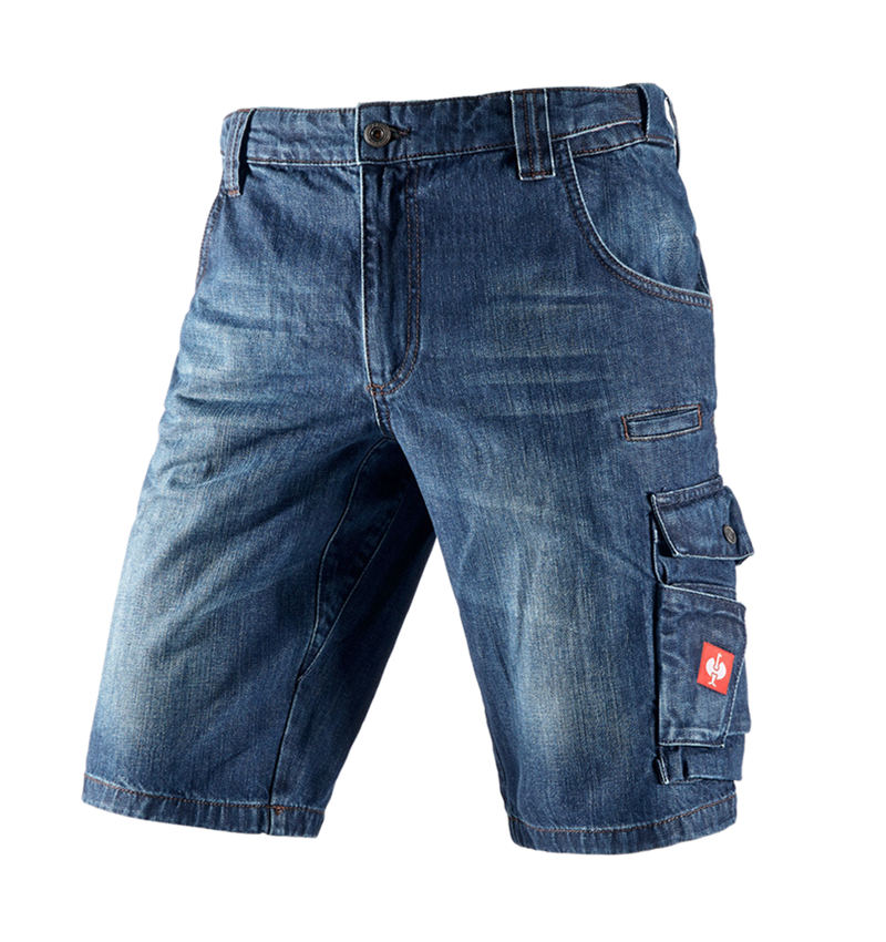 Schreiner / Tischler: e.s. Worker-Jeans-Short + darkwashed 2
