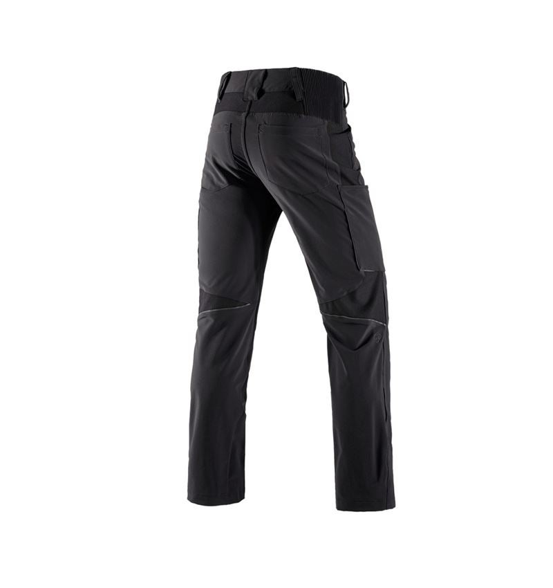 Pantalons de travail: Pantalon Cargo e.s.vision stretch, hommes + noir 2