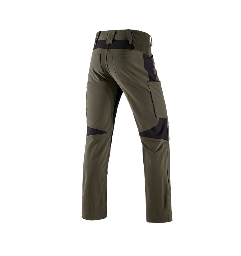 Pantalons de travail: Pantalon Cargo e.s.vision stretch, hommes + mousse/noir 3