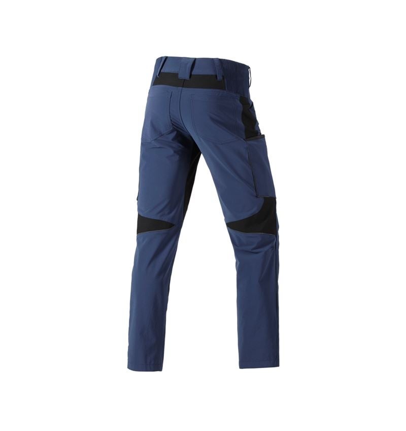 Menuisiers: Pantalon Cargo e.s.vision stretch, hommes + bleu profond 3