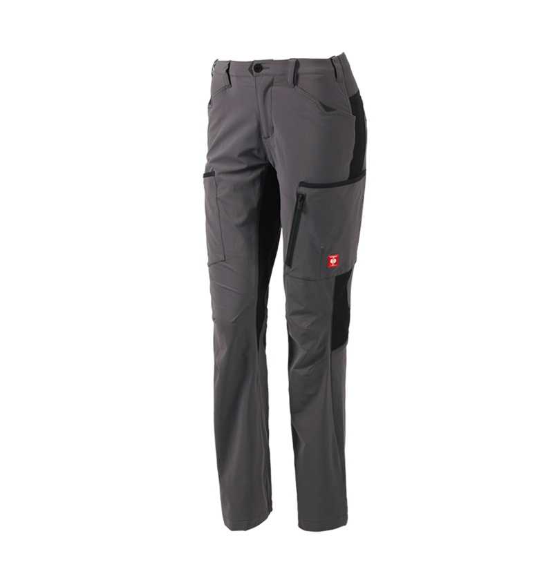 Pantalons de travail: Pantalon Cargo e.s.vision stretch, femmes + anthracite 2