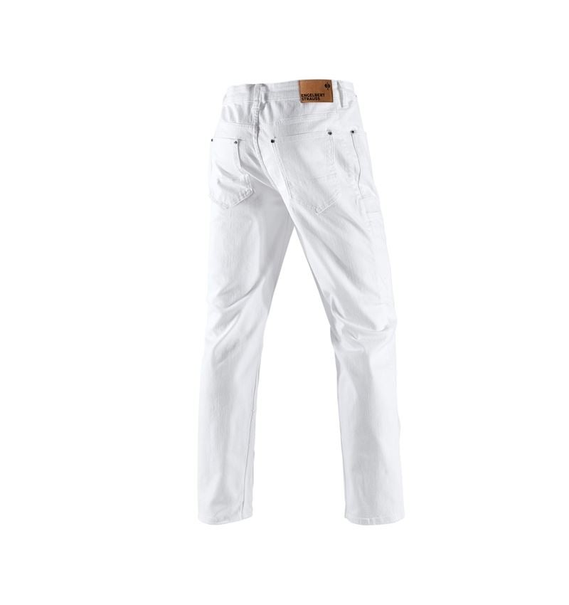 Pantalons de travail: e.s. Jeans à 7 poches + blanc 3