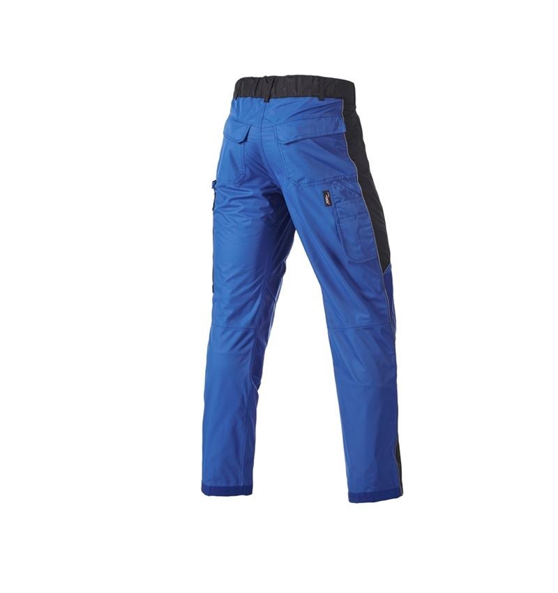 Pantalons de travail: Pantalon à taille élastique fonction e.s.prestige + bleu royal/noir 2