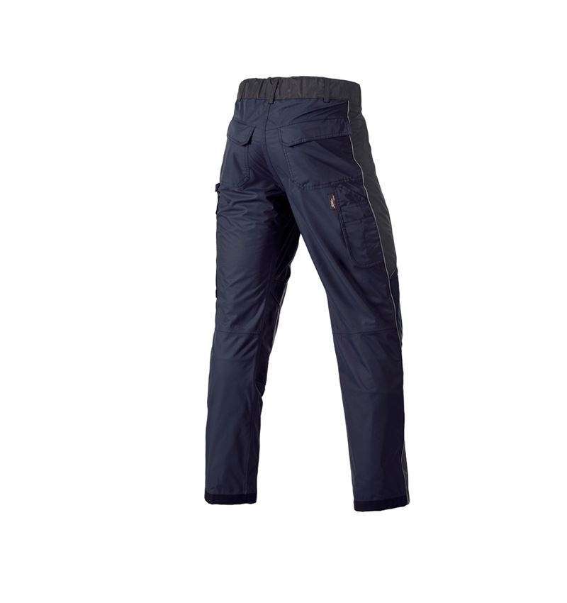 Pantalons de travail: Pantalon à taille élastique fonction e.s.prestige + bleu foncé/noir 3