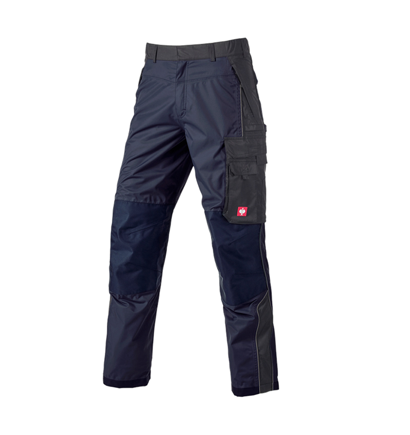 Pantalons de travail: Pantalon à taille élastique fonction e.s.prestige + bleu foncé/noir 2