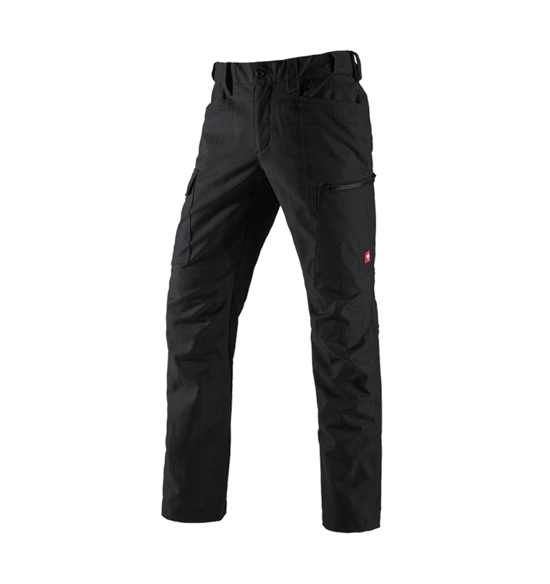 Hosen: e.s. Berufshose pocket, Herren + schwarz