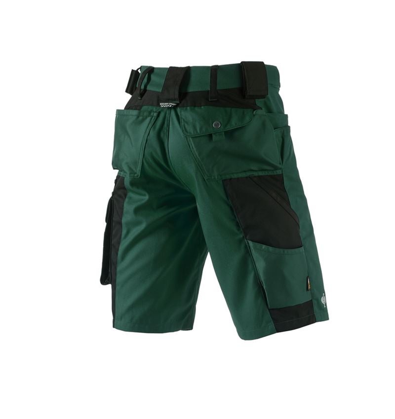 Pantalons de travail: Short e.s.motion + vert/noir 3