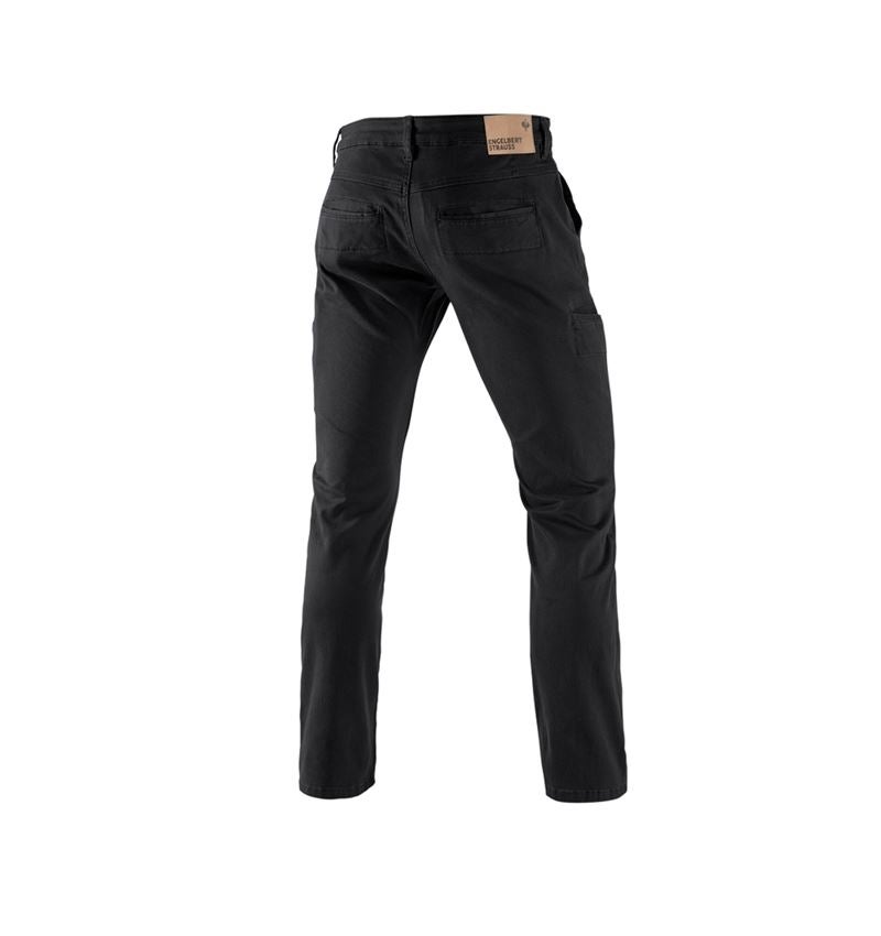 Themen: e.s. Berufshose Chino, Herren + schwarz 1