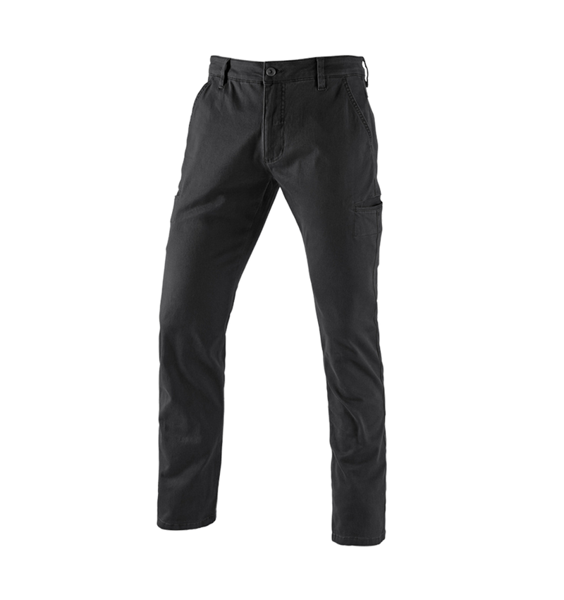 Themen: e.s. Berufshose Chino, Herren + schwarz