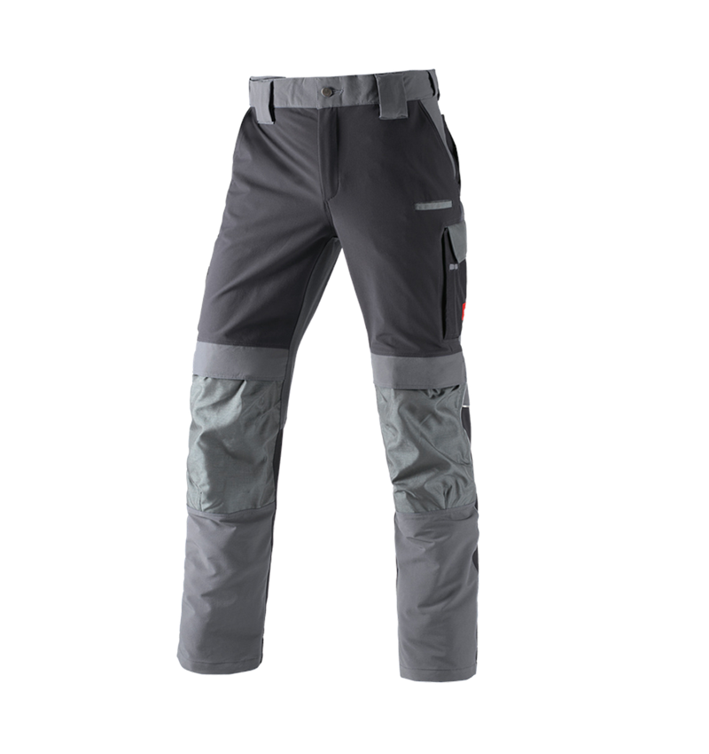 Horti-/ Sylvi-/ Agriculture: Fonct. pantalon à taille élast. e.s.dynashield + ciment/graphite 1