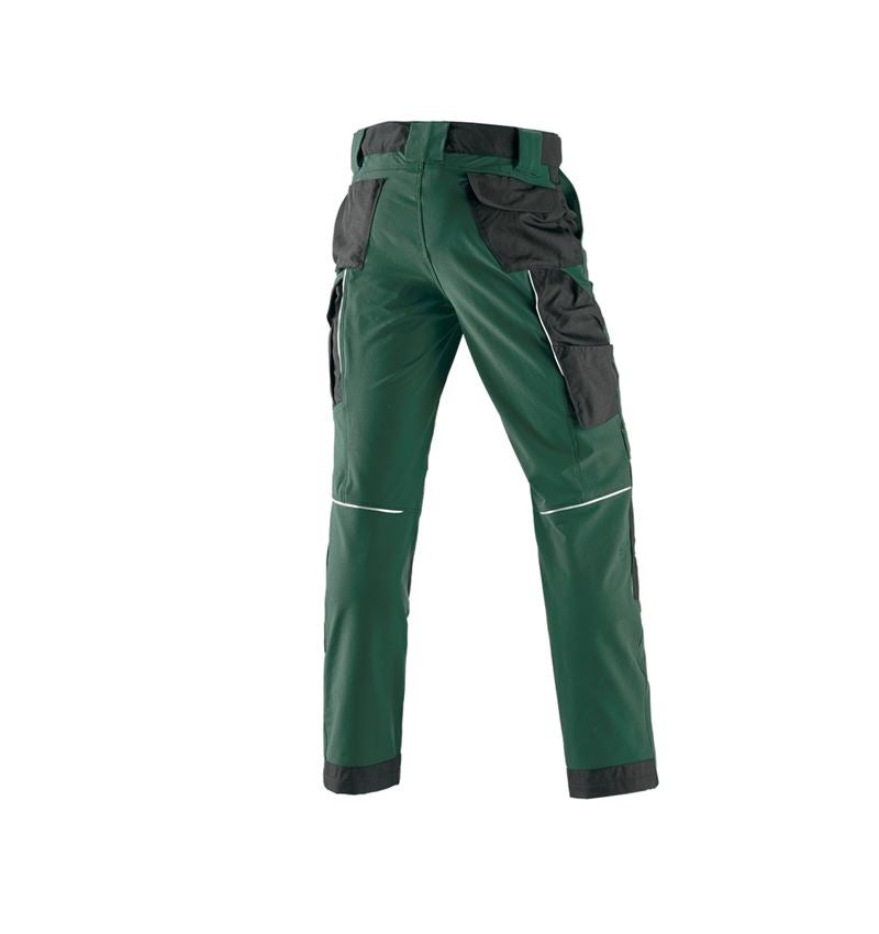 Horti-/ Sylvi-/ Agriculture: Fonct. pantalon à taille élast. e.s.dynashield + vert/noir 3