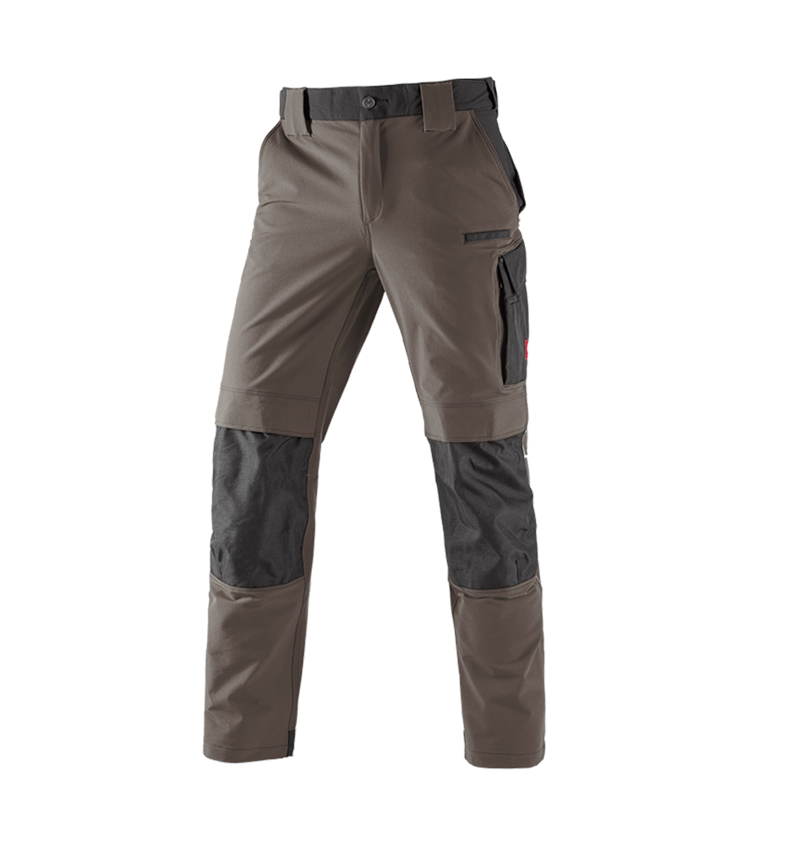 Installateurs / Plombier: Fonct. pantalon à taille élast. e.s.dynashield + pierre/noir 2