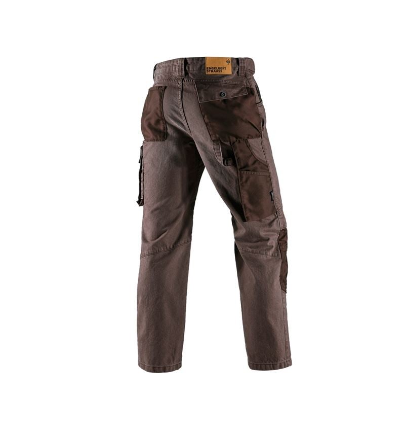 Pantalons de travail: Jeans e.s.motion denim + marron 3