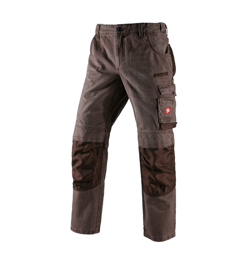 Pantalons de travail: Jeans e.s.motion denim + marron 2