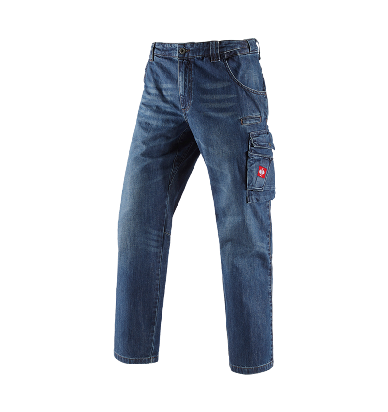 Pantalons de travail: e.s. Jeans Worker + darkwashed 4