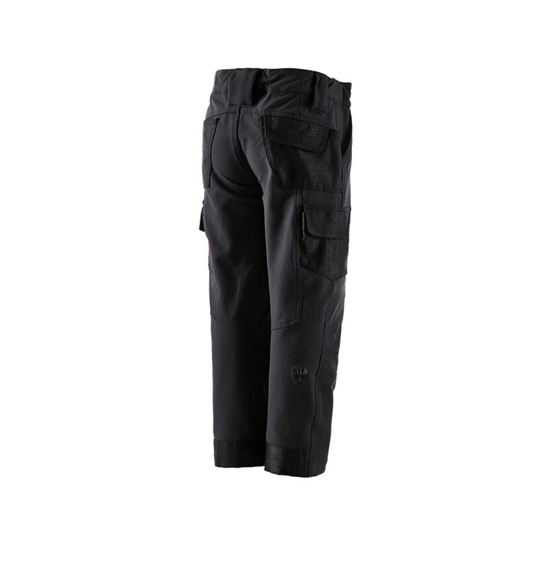 Pantalons: Fonct.pant. cargo d’hiver e.s.dynashield solid,enf + noir 1